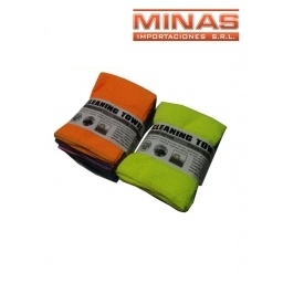 TOALLA DE MICROFIBRA 30X30 CM X 5 UND.