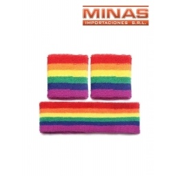 VINCHA + MU�EQUERAS MULTICOLOR.