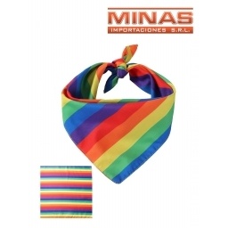 BANDANA  MULTICOLOR X 12 UND,54 CM X 54 CM. $32 CU.