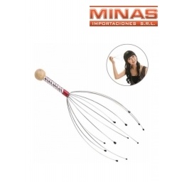 MASAJEADOR CAPILAR ARA�ITA, DE METAL.