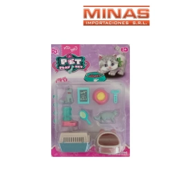 GATITOS X 2 UND. +  6  ACCESORIOS.