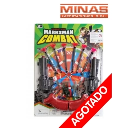 SET DE POLICIA ,DOS ARMAS + DARDOS.