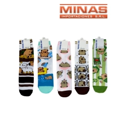 MEDIAS PARA ADOLESCENTES X 12 PARES, CAPIBARA, $ 55 C/U.