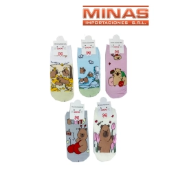 SOQUETES ADOLESCENTES X 12 PARES, CAPIBARA, $ 30 C/U.