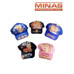 GORRO INFANTIL  CAPIBARA, 5 DISE�OS.