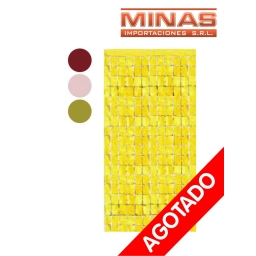 CORTINA PARA CUMPLEA�OS 3 COLORES 100 CM X 200 CM