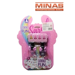 MAQUILLAJE LLAMA  SET ESMALTES.