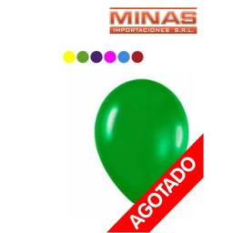GLOBOS X 10 UND,VARIOS COLORES.
