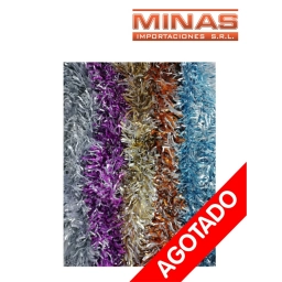 BOA X 2 M, CONMBINADA ,PLATA + COLOR, 6 COLORES.