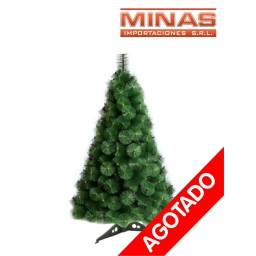 ARBOL PINO VERDE X 90 CM, 60 RAMAS ,CON  BASE DE  PLASTICO.