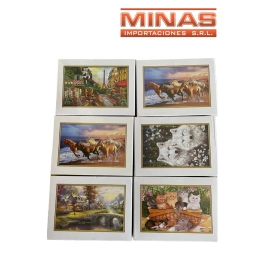 ROMPECABEZAS X 500 PIEZAS,VARIOS DISEOS.