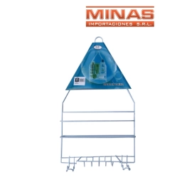 SOPORTE METLICO PARA BAO 25X8X46CM