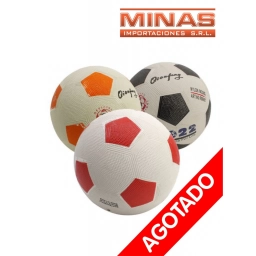 PELOTA DE FUTBOL N� 4, DE GOMA.