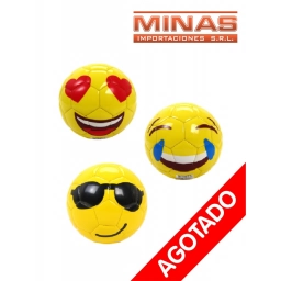 PELOTA DE CARITAS N� 3 DE CUERO.