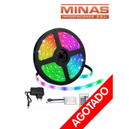 CINTA LED CON CONTROL X 5 MT.,220 V.