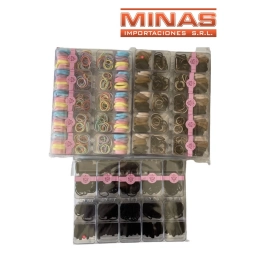 COLITAS EN CAJITA CON 2 TAMA�OS X 34 UND,TONOS PASTEL, TONOS TIERRA O NEGRO.