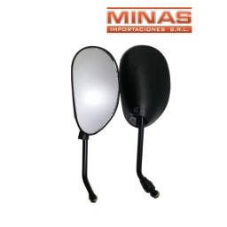 ESPEJOS RETROVISOR X 26 CM, DERECHO E IZQUIERDO.