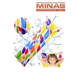 COLCHONETA INFLABLE DE 180 CM X 70 CM .
