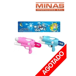 PISTOLA DE AGUA EN BOLSA DOS COLORES