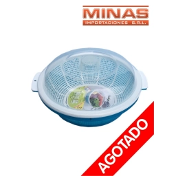 COLADOR CON TAPA DE 29 CM.