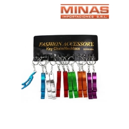 LLAVERO DESTAPADOR POR 12 UND, $ 12 C/U.