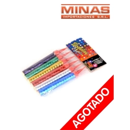 VELAS VOLCAN 6 UND 10 CM , DE COLORES,