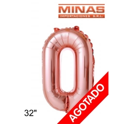 GLOBOS EN FORMA DE N�MEROS EN BOLSA INDIVIDUAL 32