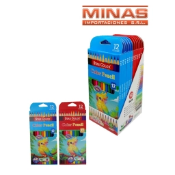 LAPICES DE 12 COLORES LARGOS X 12 CAJAS, $ 60 CU.