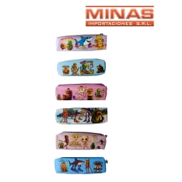 CARTUCHERA 20 CM X 7 CM, 1 CIERRE, BRAINROT, 6 DISE�OS.