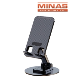 SOPORE PARA CELULAR 13 X 6.5 CM EN CAJITA COLOR NEGRO