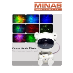 PROYECTOR DE ESTRELLAS ASTRONAUTA 12 CM BLUETOOTH
