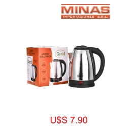 JARRA ELECTRICA GERART X 1.8 L, 1500 W, AC. INOXIDABLE.