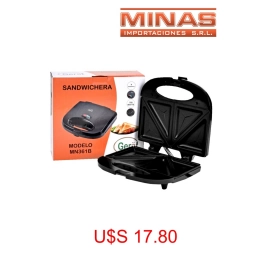 MAQUINA PARA 6 MINI DONAS GERART, 750 W, PLACA ANTIADHERENTE, COLOR NEGRO.