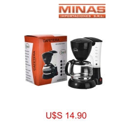CAFETERA DE FILTRO GERART DE 650 W, 6 TAZAS, SIST. ANTIGOTEO.