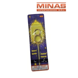 VELA BENGALA X 19 CM, EN FORMA DE N� 8.