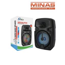 PARLANTE BLUETOOTH Y RADIO PORTATIL , 15 CM X 22 CM, CON LUCES.