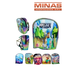 MOCHILA CARTERA 6 DISE�OS 26X22CM