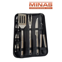 SET PARRILLERO 12 PCS