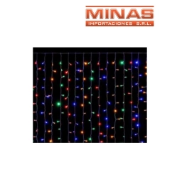 CORTINA LED COLOR 1,6 M X 1,20 M.