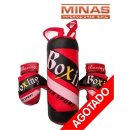 SACO DE BOX DE 0.56 M + GUANTES .