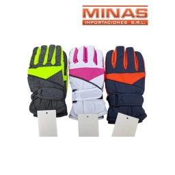 GUANTE 4 COLORES IMPERMEABLE,FORRADO PARA MOTO