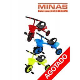 TRICICLO DE METAL VARIOS COLORES