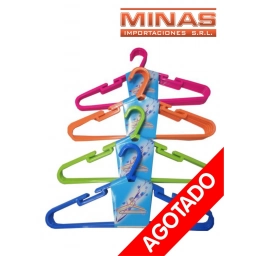 PERCHAS 40 CM 4 COLORES