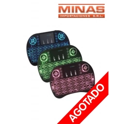 MINI TECLADO INALAMBRICO, CON LUCES, 3 COLORES.