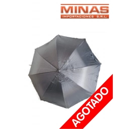 PARAGUAS LISO NEGRO X 70 CM,8 VARILLAS.