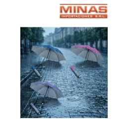 PARAGUA CORTO, COLORES LISOS CON FILTRO UV.