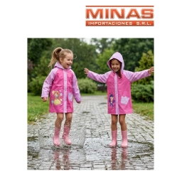 PILOT DE NI�A ROSADO TALLE L, 2 DISE�OS.