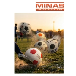 PELOTA DE FUTBOL N� 5 X 310 GR, DE GOMA.