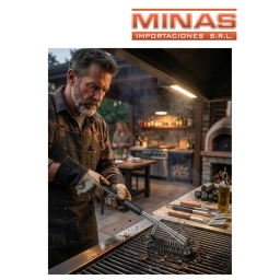 CEPILLO PARA LIMPIAR PARRILLA X  46 CM.