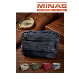 BANDOLERA 26 cm X 18 cm X 10 cm, 3 CIERRES + BOLSILLO.